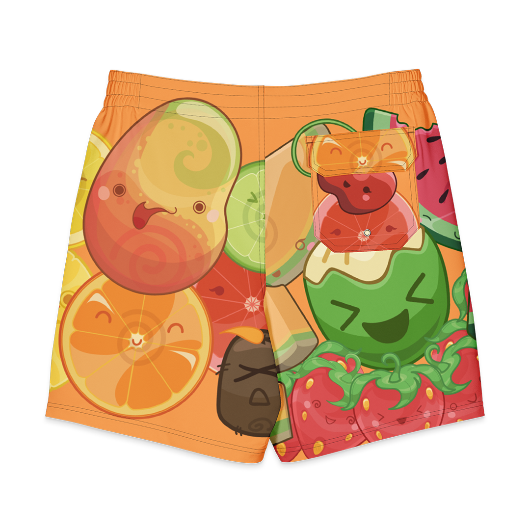 Kawaii Universe - Cute Tropical Fruit Unisex Sport Board or Swim Shorts