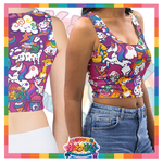 Kawaii Universe - Cute Playfulverse Ladies Sports Crop