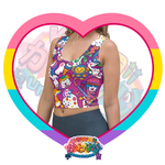 Kawaii Universe - Cute Playfulverse Ladies Sports Crop
