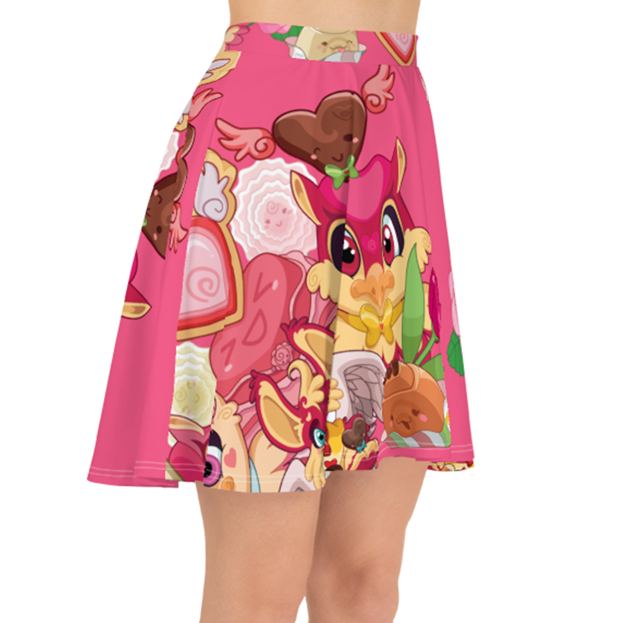 Review For Cute Heart Kawaii Skirt YV2017