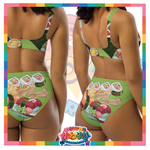 Kawaii Universe - Cute Sushi and Nigiri Ladies Sport Bikini Set