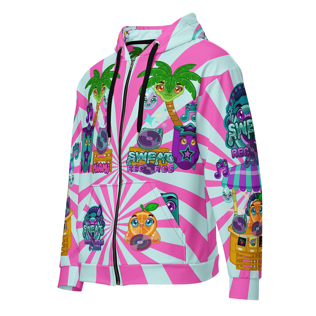 Kawaii Universe - Cute Sweat Records Candii Stripes Unisex Classic or