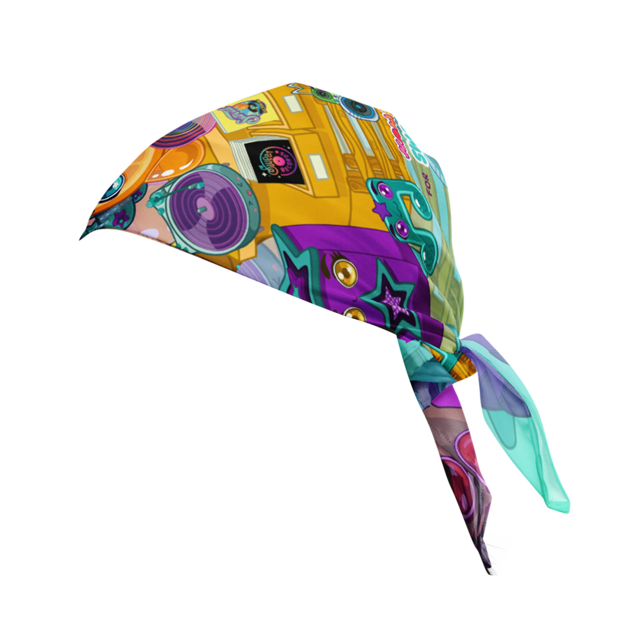 Kawaii Universe - Sweat Records Miami Head Accesories and Bucket Hat
