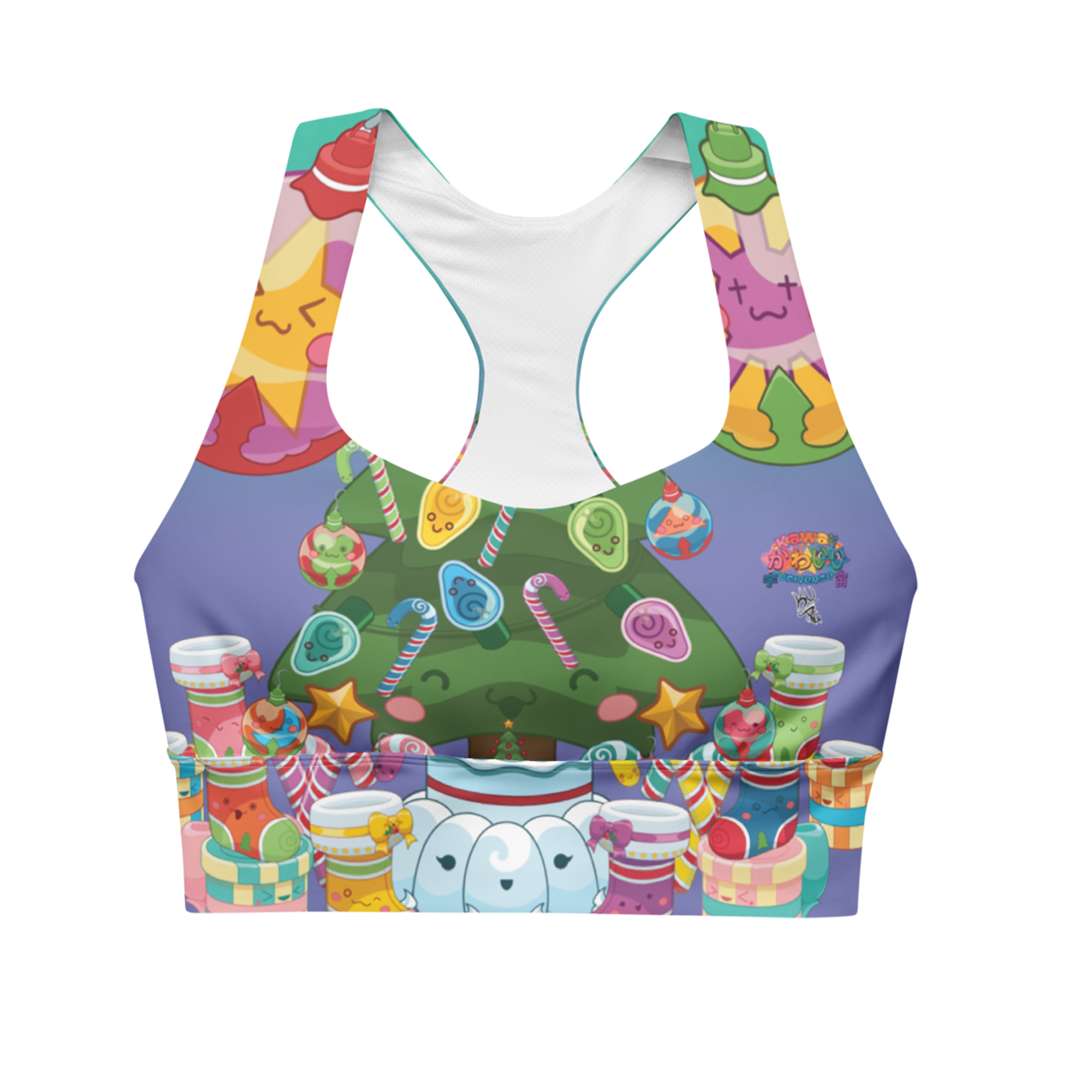 Kawaii Universe - Cute Holiday Xmas Sports Bra