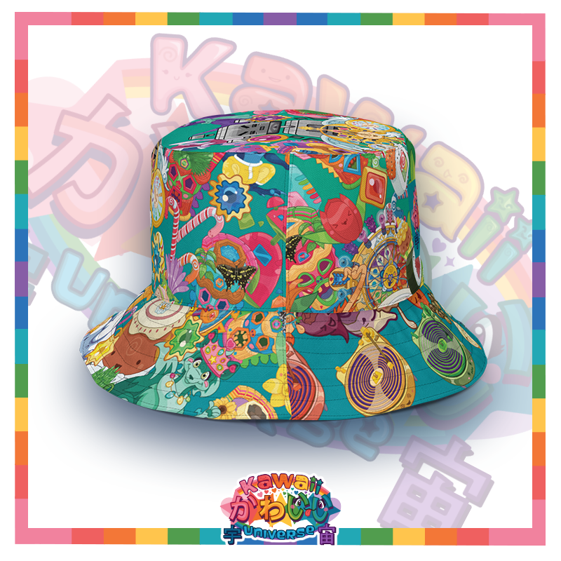 Kawaii Universe - Cute Cheery KUtemas Double Sided Unisex Sun Hat