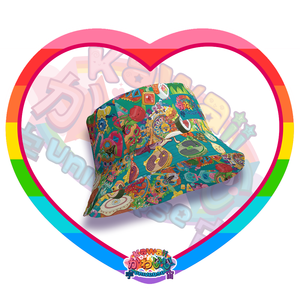 Kawaii Universe - Cute Cheery KUtemas Double Sided Unisex Sun Hat