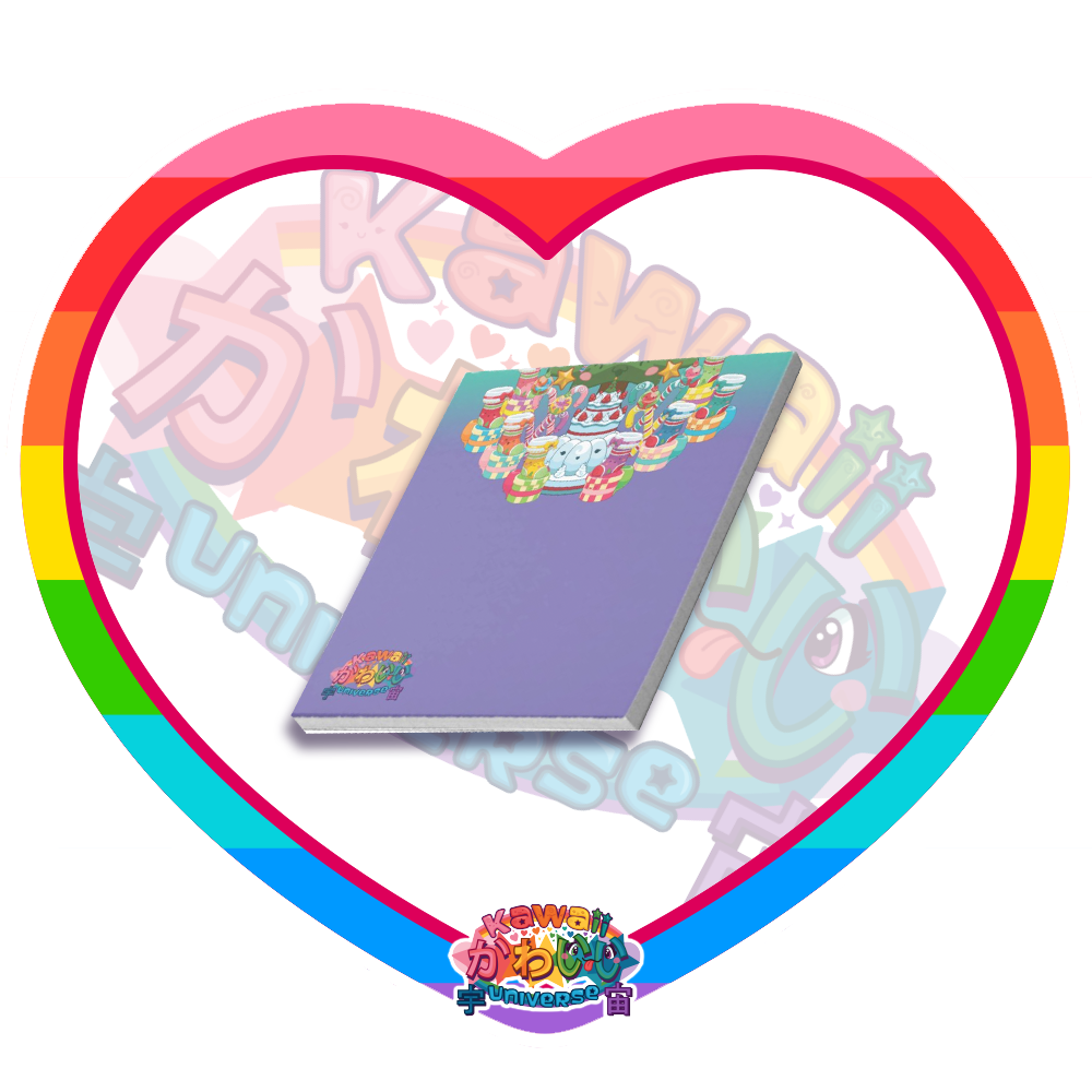 Kawaii Universe - Cute Holidays Miami Designer Notepad