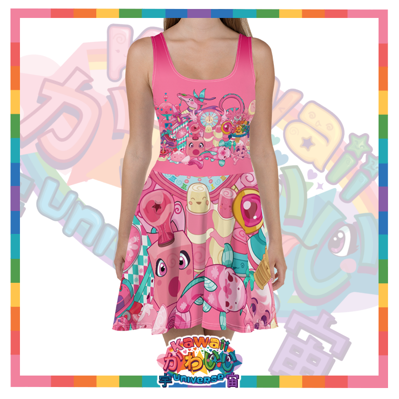 Kawaii Universe - Cute Hyper Nikomi Collection Designer Sun Dress