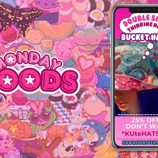 What’s Your Monday Mood? Discover the Double-Sided Reversible Bucket Hats from Kawaii Universe!