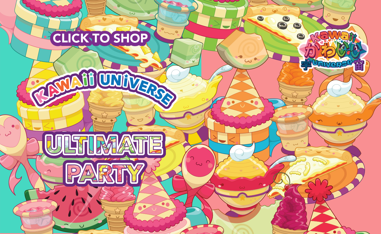 Kawaii Universe Ultimate Party - Pizza Party Design