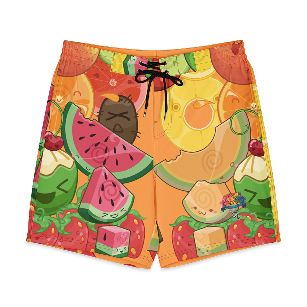 Kawaii Universe - Cute Tropical Fruit Unisex Sport Board or Swim Shorts