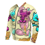 Kawaii Universe - Jr and Lilly with Waffles Tab Toonz Collab Unisex Zipup Jacket