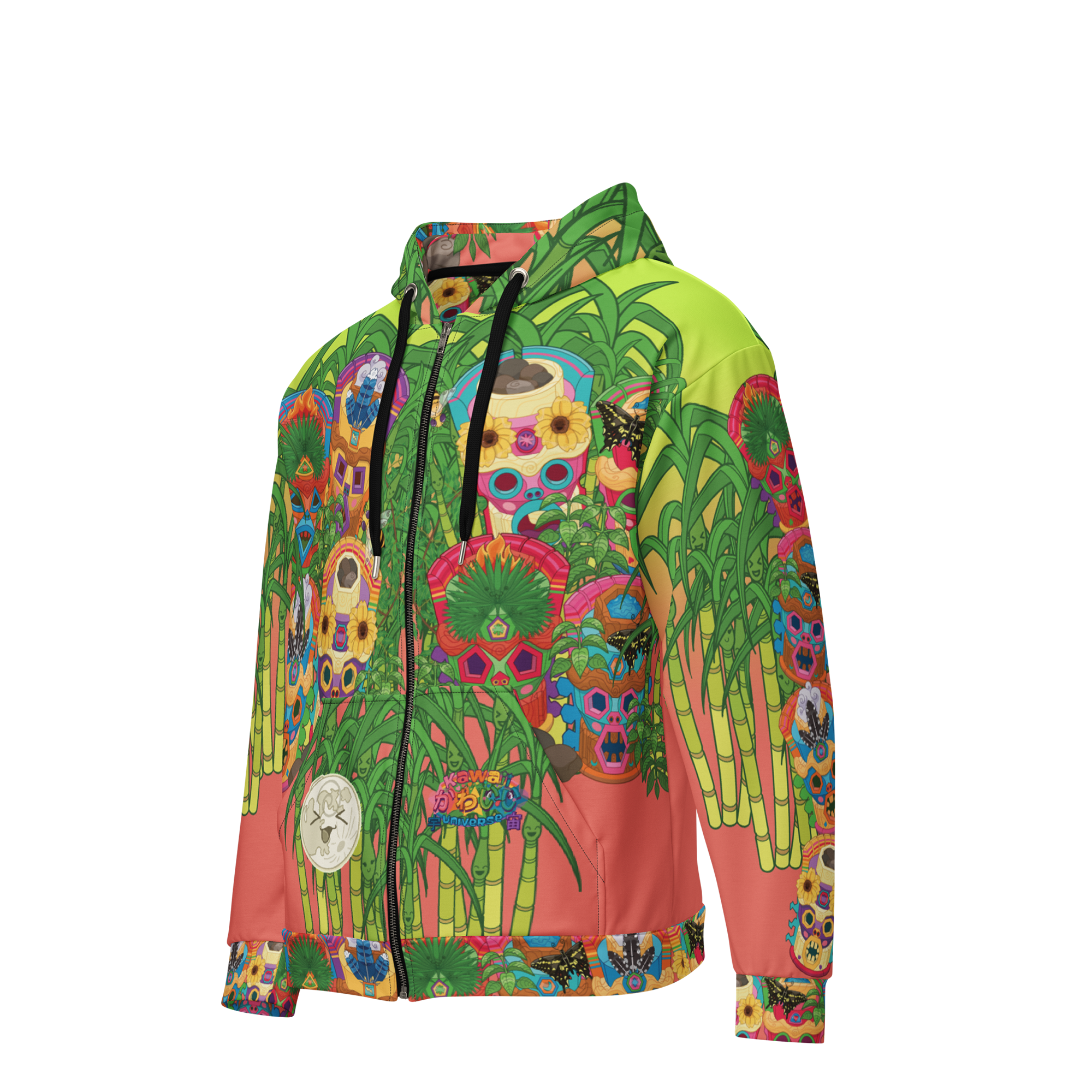 Kawaii Universe - Cute Miami Tiki Totems Unisex Classic or Zip up Hoodie