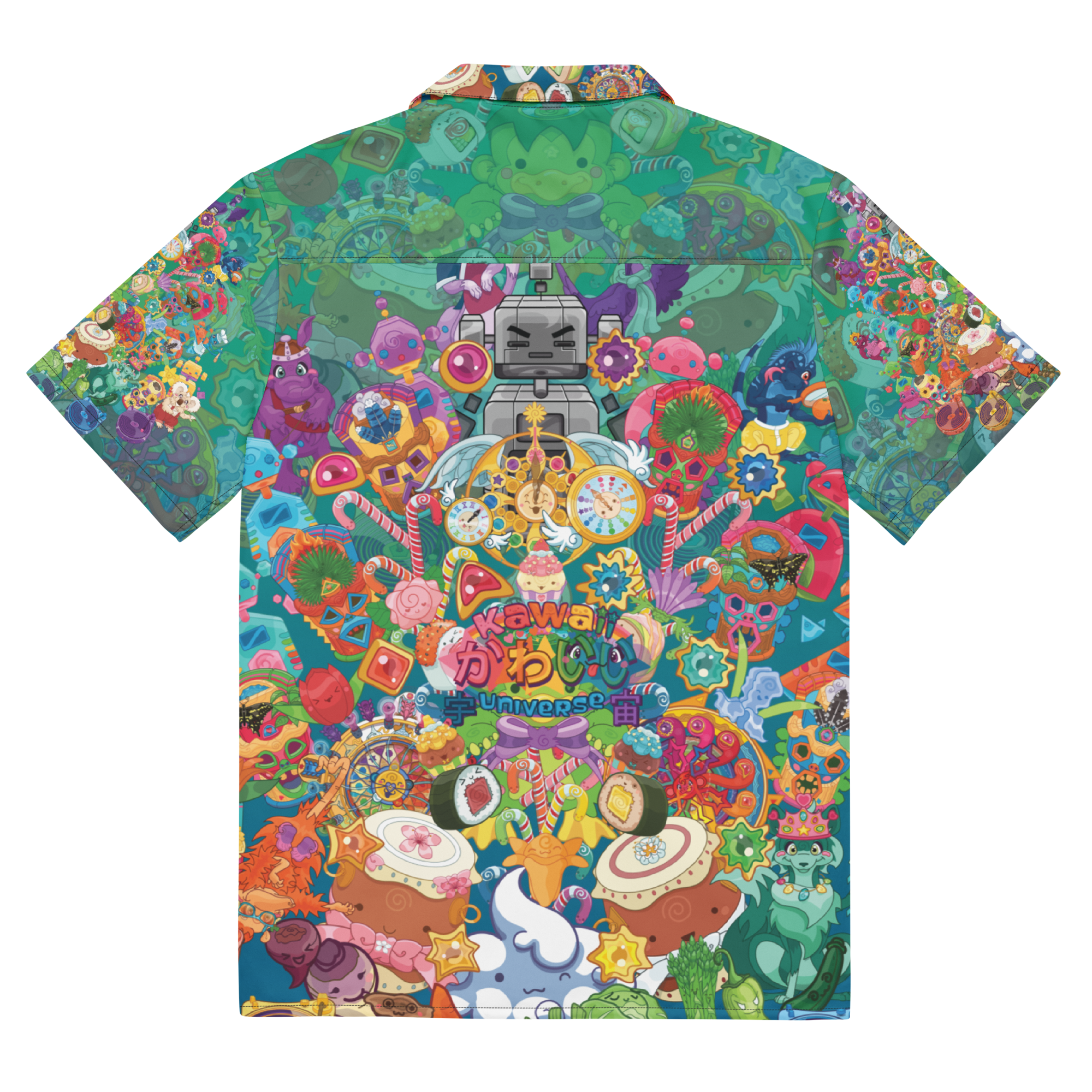 Kawaii Universe - Cute Cheery KUtemas Unisex Polo or Button Up Shirt