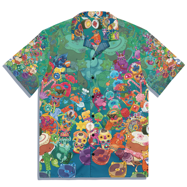 Kawaii Universe - Cute Cheery KUtemas Unisex Button Up Shirt