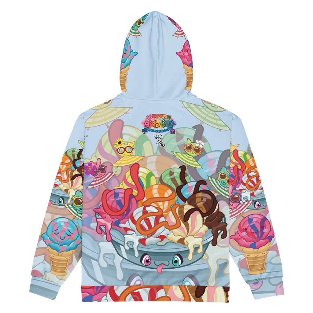 Kawaii Universe - Cute Everything But The Sink Ice Cream Sundae Unisex Classic or Zip up Hoodie