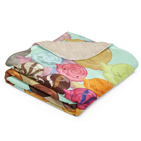 Kawaii Universe - Cute Gelato Scoops Argyle Designer Towel, Blanket or Carpet