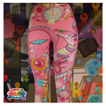 Kawaii Universe - Cute Hyper Nikomi Pink Collection Ladies Leggings