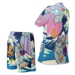 Kawaii Universe - Cute Manatee DJ Over The Sea Unisex Sports Mesh Set Outfit