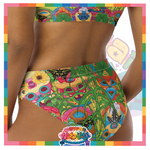 Kawaii Universe - Cute Miami Tiki Totems Ladies Sport Bikini Bottom