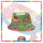 Kawaii Universe - Cute Miami Tiki Totems Designer Double Sided Unisex Sun Hat