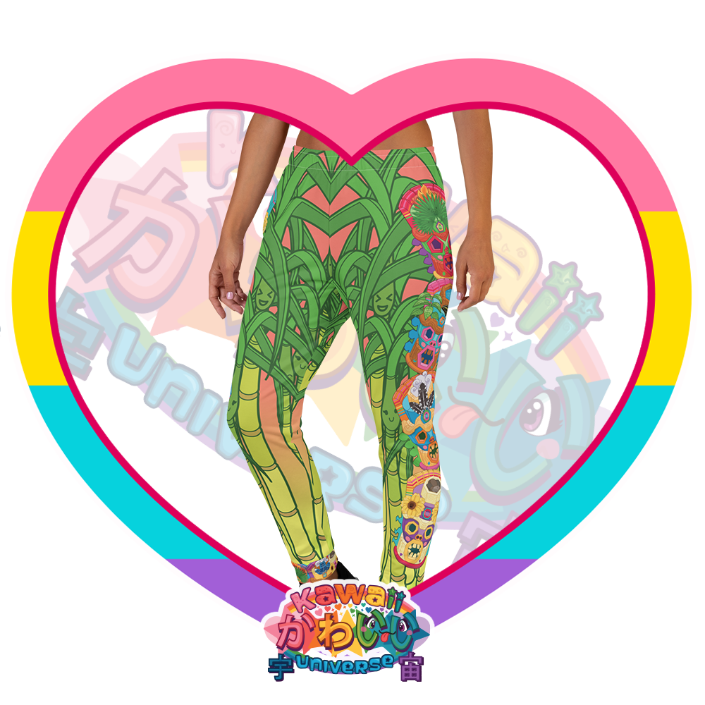 Kawaii Universe - Cute Miami Tiki Totems Ladies Sweat Pants