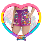 Kawaii Universe - Cute Playfulverse Ladies Sports Shorts