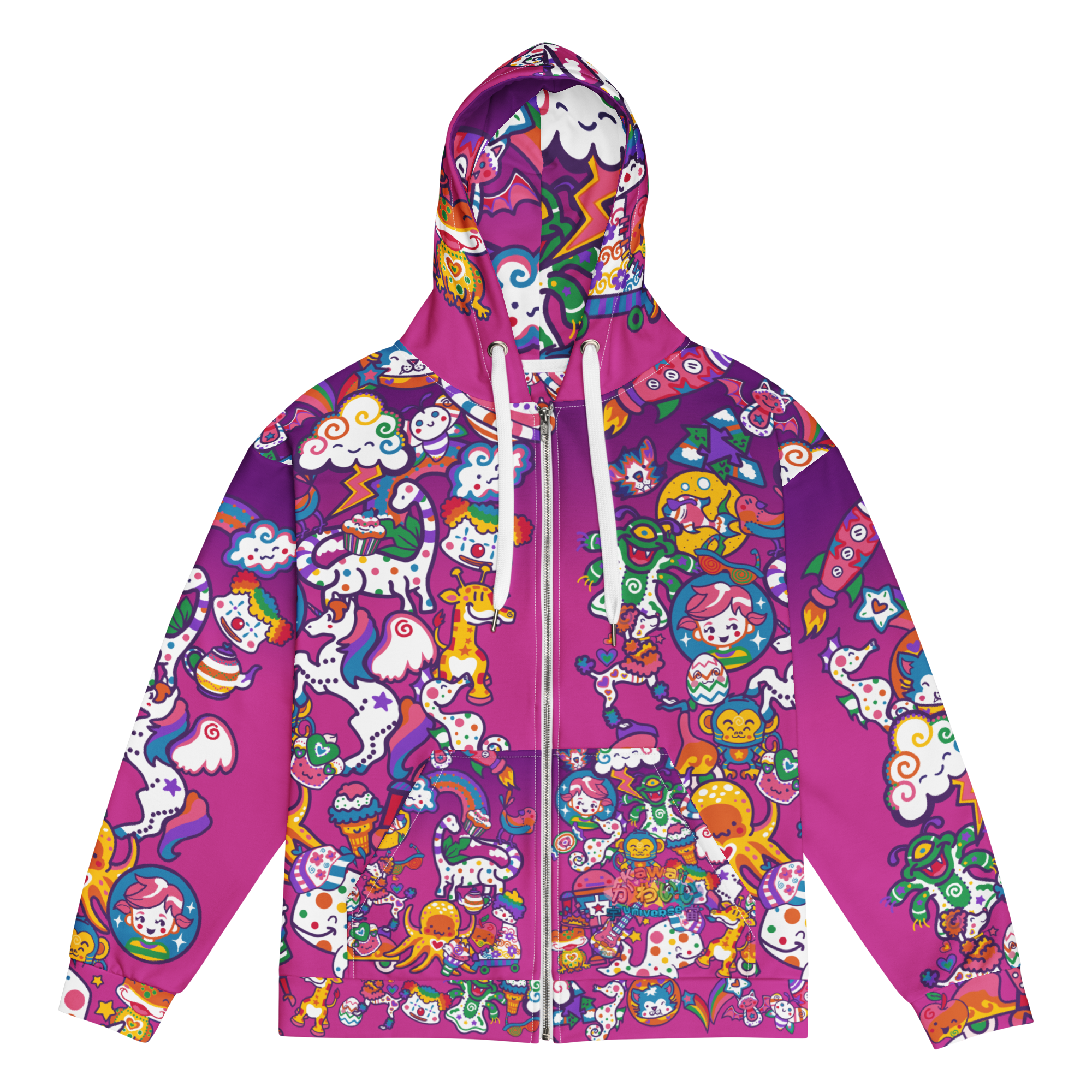 Kawaii Universe - Cute Scholastic Playfulverse Unisex Classic or Zip Up Hoodie