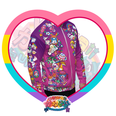 Kawaii Universe - Cute Playfulverse Designer Unisex Zip Jacket