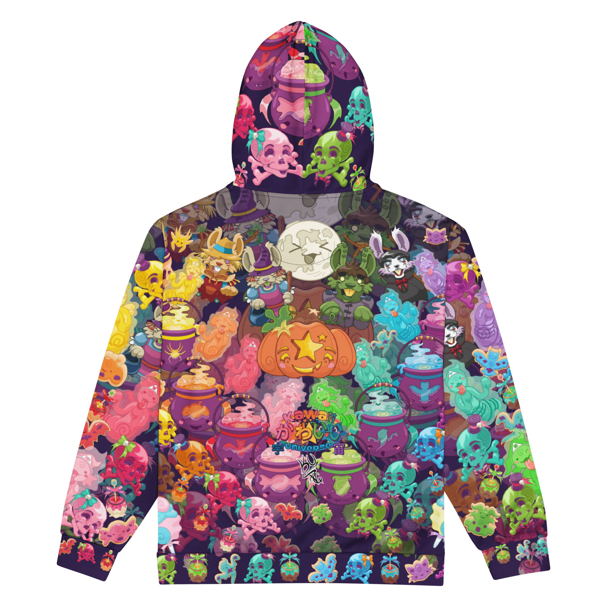 Kawaii Universe - KUte Spooky Kawaii-LOL-ween Halloween Unisex Classic or Zip Up Hoodie