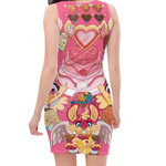 Kawaii Universe - Cute Supa Sweet Love Designer Sport Cling Dress