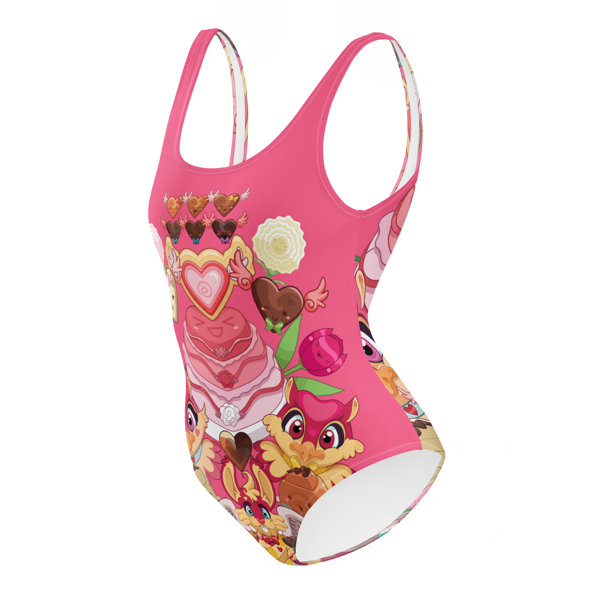 Kawaii Universe - Cute Supa Sweet Love Swimsuit One-Piece