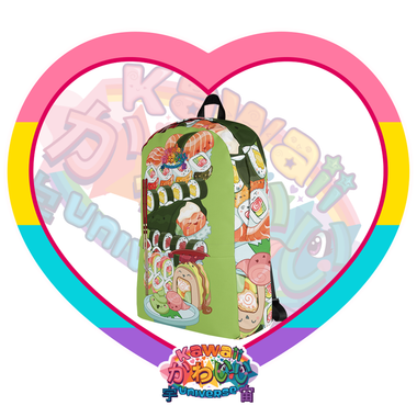 Kawaii Universe - Cute Sushi and Nigiri Designer Backpack