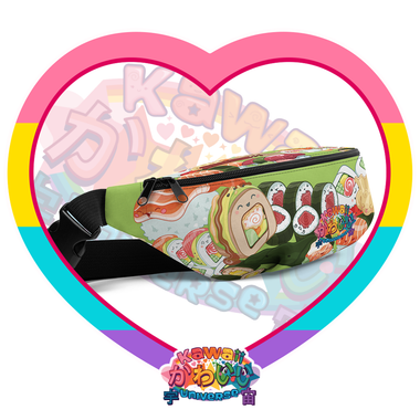 Kawaii Universe - Cute Sushi and Nigiri Designer Unisex Fanny Pack