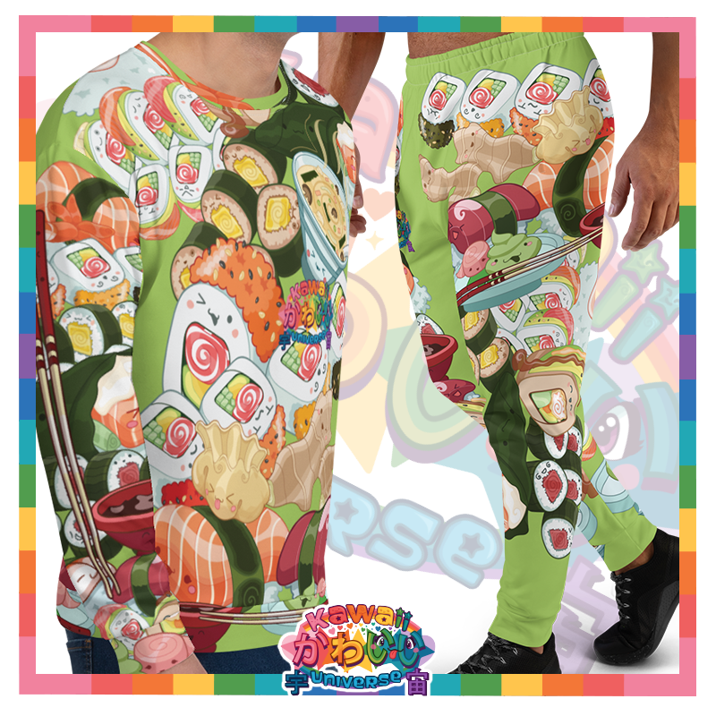 Kawaii Universe - Cute Sushi and Nigiri Mens Sweats Set