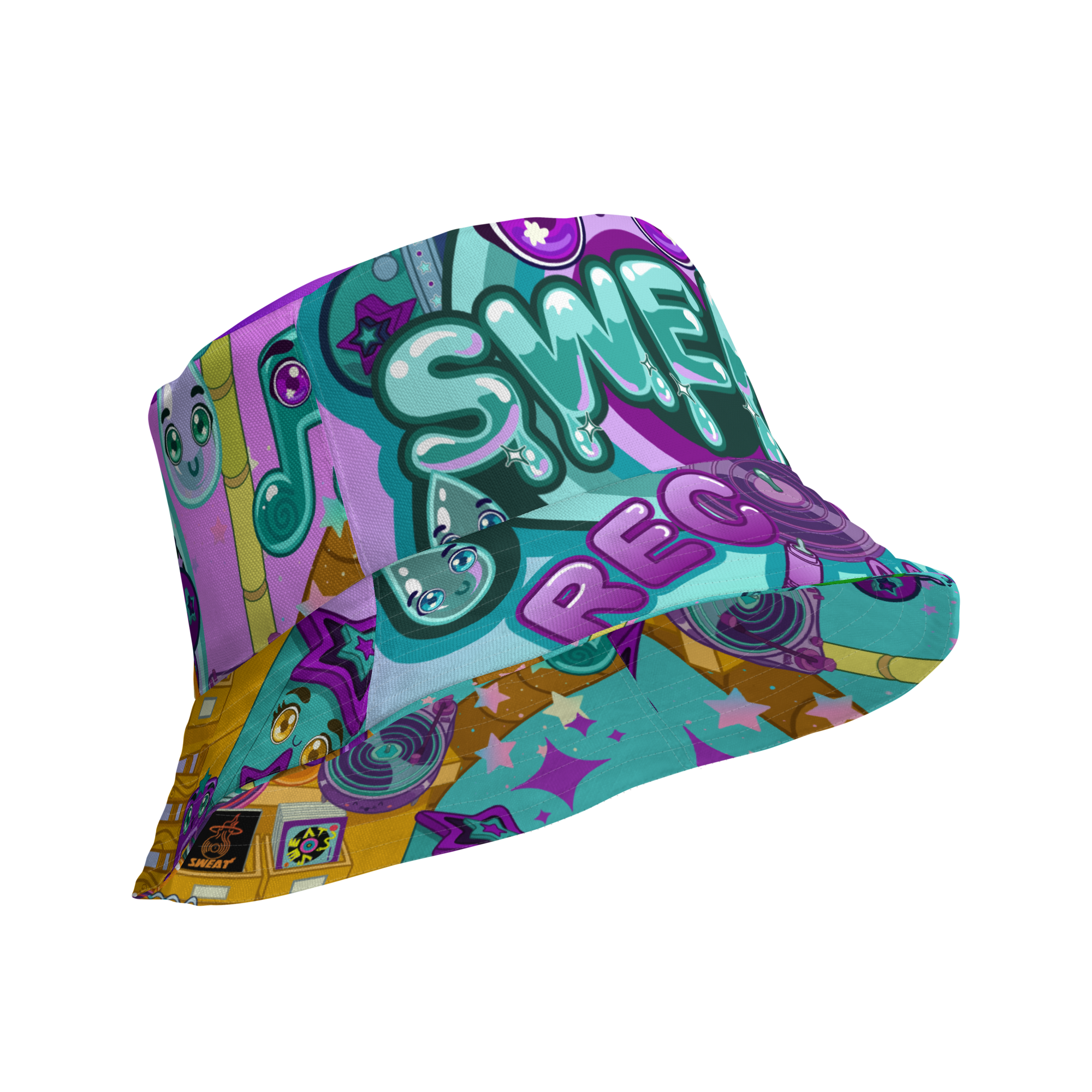Kawaii Universe - Sweat Records Miami Head Accesories and Bucket Hat