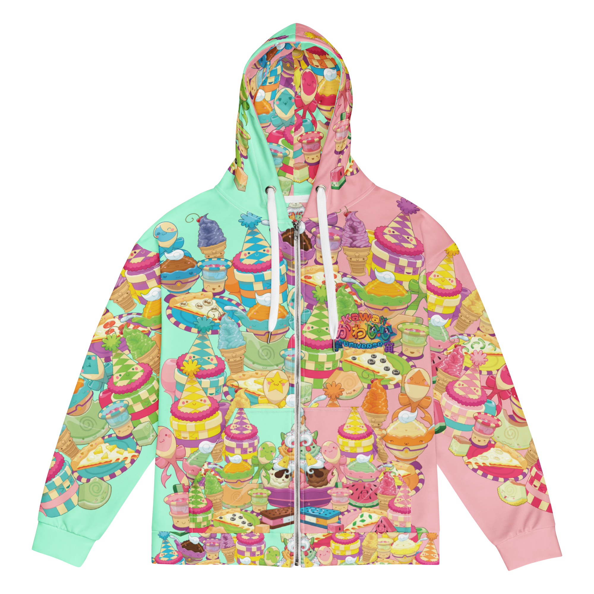 Kawaii Universe - Cute Ultimate Pizza Party Unisex Classic or Zip up Hoodie