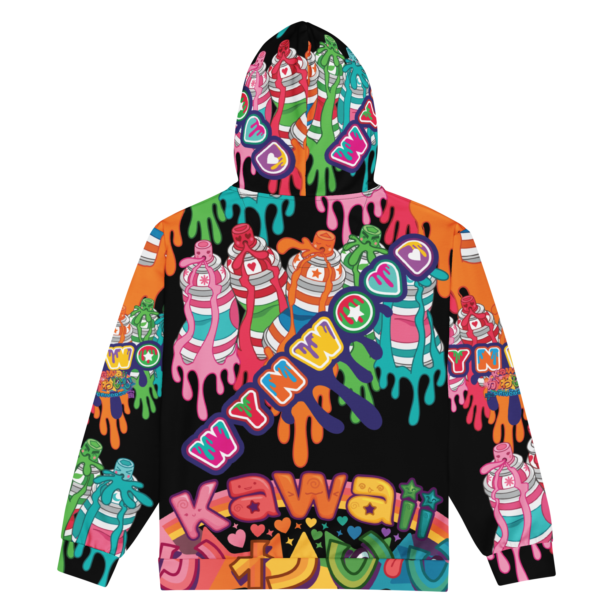 Kawaii Universe - Cute Wynwood Spray Paint Unisex Classic or Zip up Hoodie