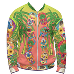 Kawaii Universe - Cute Miami Tiki Totems Designer Unisex Zip Jacket