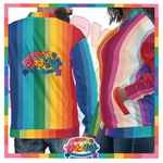 Kawaii Universe - Cute Alphabetic Spectrum Designer Unisex Zip Jacket