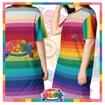 Kawaii Universe - Cute Alphabetic Spectrum Designer Comfy T-Dress