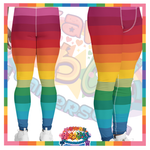 Kawaii Universe - Cute Alphabetic Spectrum Mens Leggings