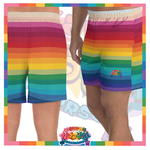 Kawaii Universe - Cute Alphabetic Spectrum Mens Sport Shorts