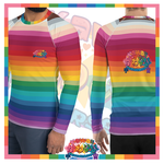 Kawaii Universe - Cute Alphabetic Spectrum Mens Sun N' Swim Shirt