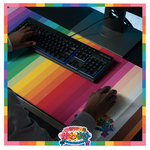 Kawaii Universe - Cute Alphabetic Spectrum Designer Desk and Gaming Pad