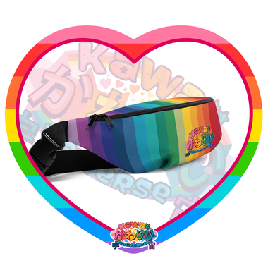 Kawaii Universe - Cute Alphabetic Spectrum Designer Unisex Fanny Pack