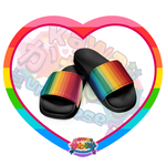 Kawaii Universe - Cute Alphabetic Spectrum Designer Slip-on Shoes