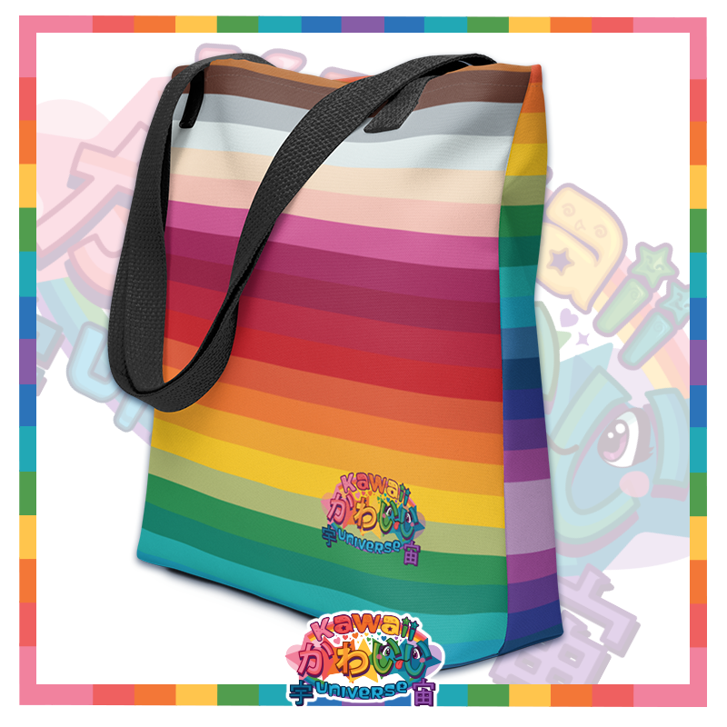 Kawaii Universe - Cute Alphabetic Spectrum Designer Tote Bag