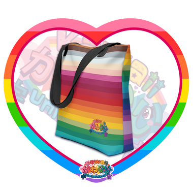 Kawaii Universe - Cute Alphabetic Spectrum Designer Tote Bag