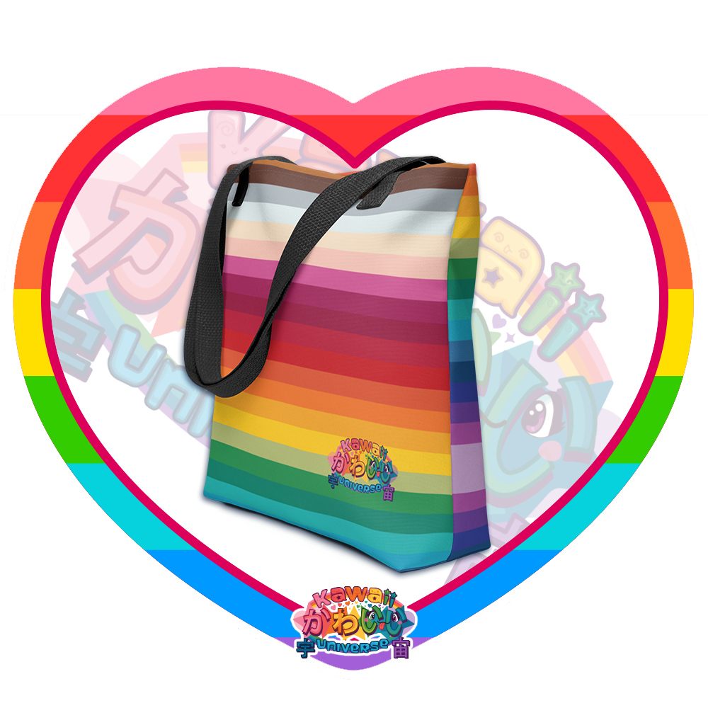 Kawaii Universe - Cute Alphabetic Spectrum Designer Tote Bag